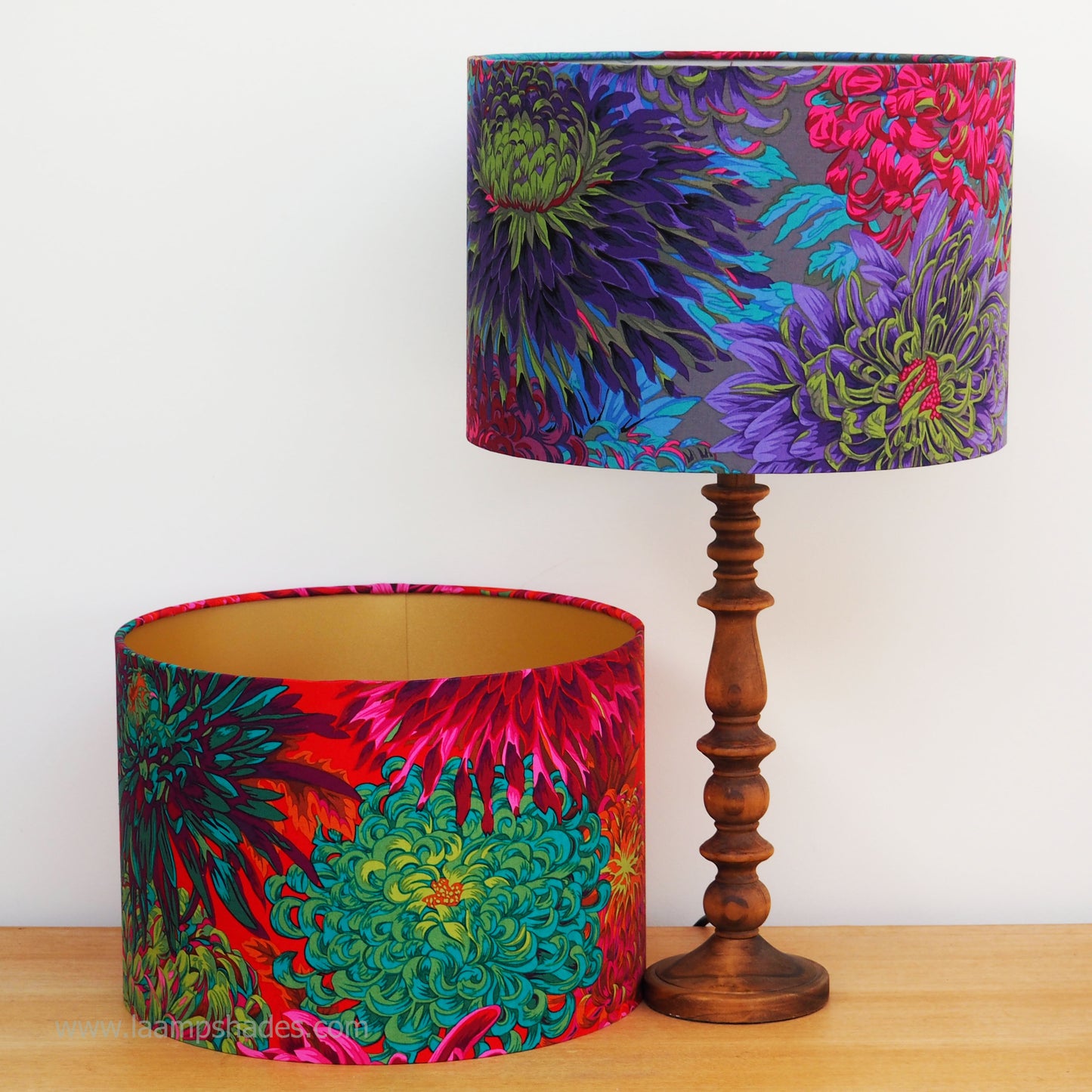 Japanese Chrysanthemum antique lampshade