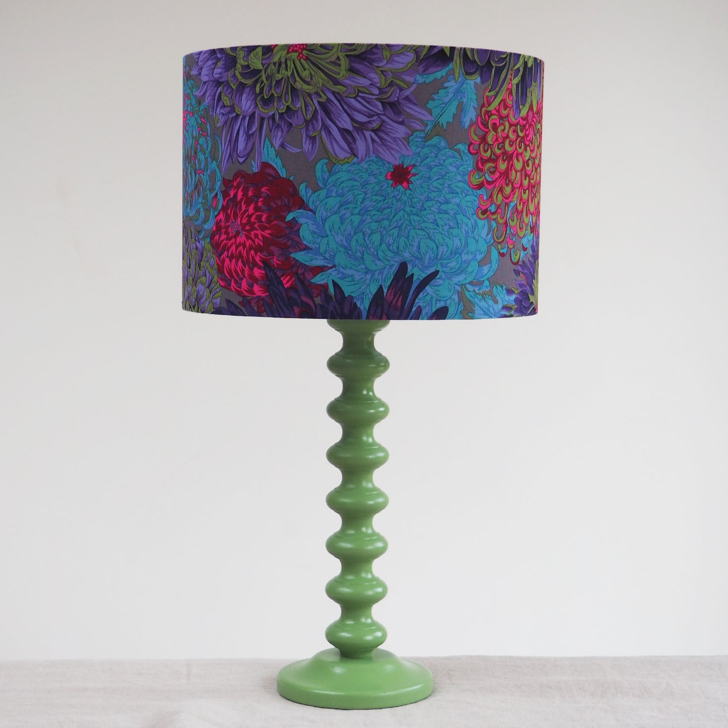 Japanese Chrysanthemum antique lampshade