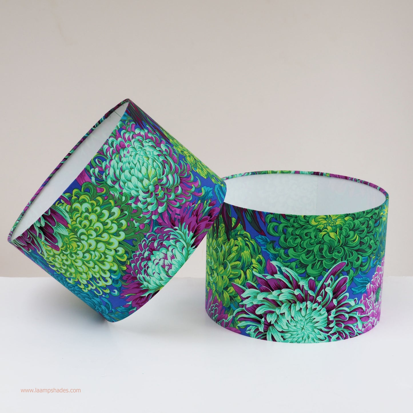 Japanese Chrysanthemum green lampshade