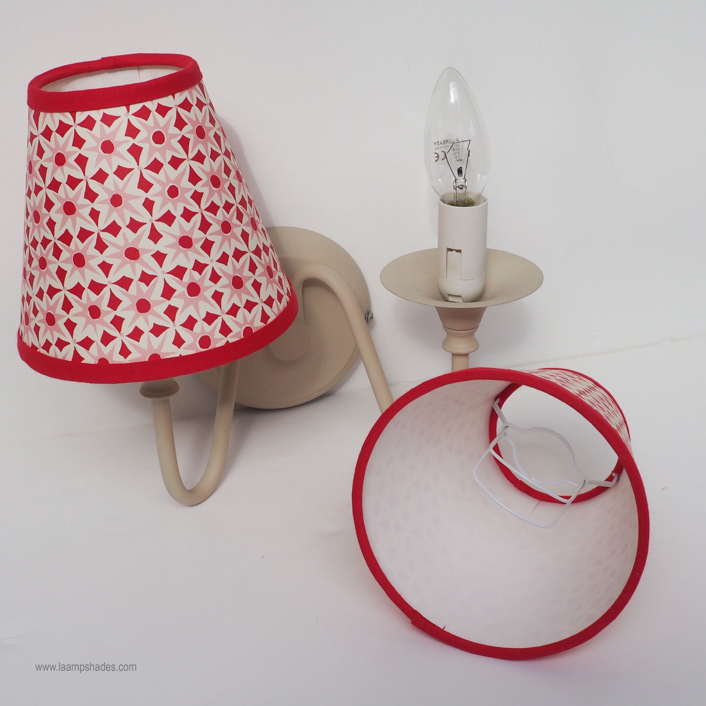 Candle clip Cambridge Imprint paper lampshade