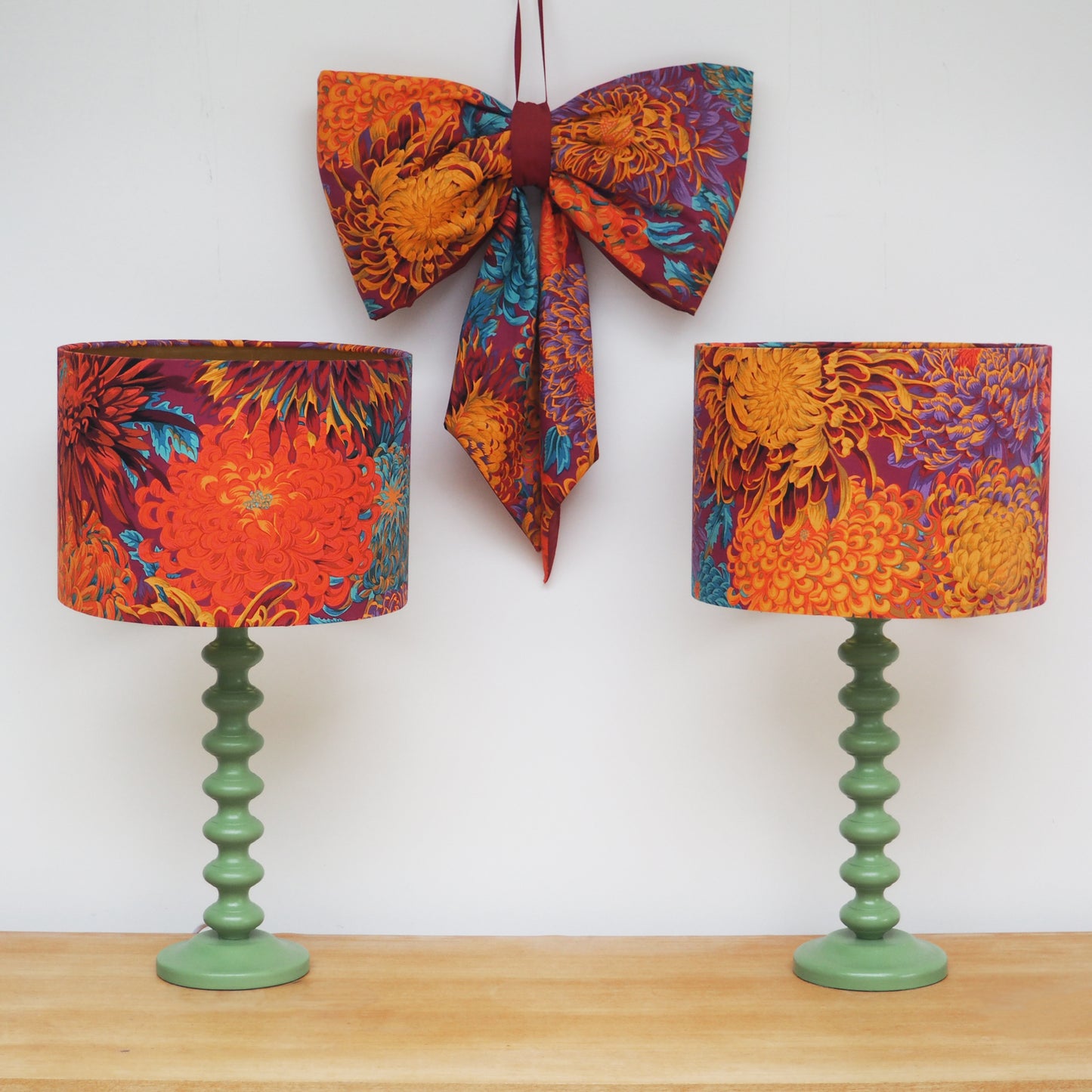 Japanese Chrysanthemum autumn lampshade