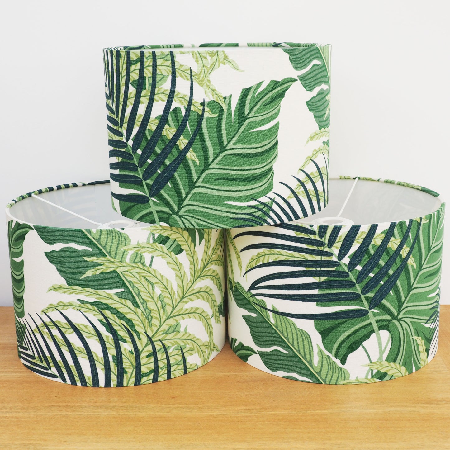 Sanderson Manilla green tropical lampshade