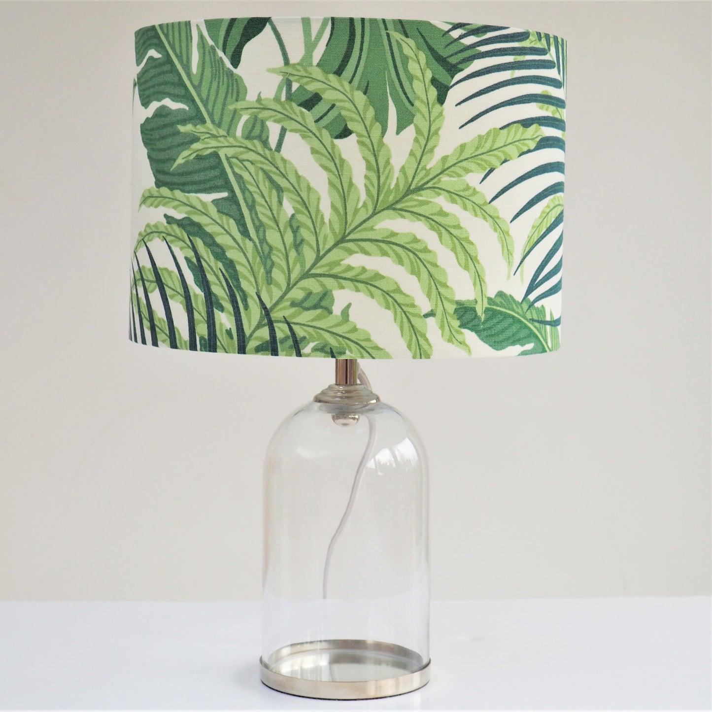 Sanderson Manilla green tropical lampshade